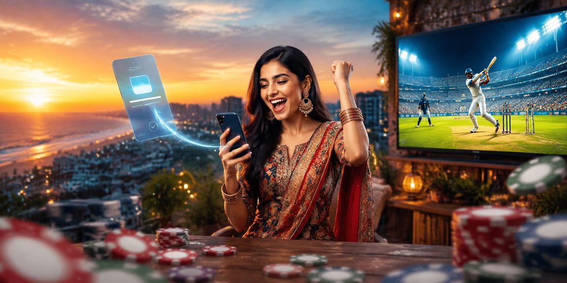 সমুদ্র সৈকতে ক্রিকেট বেটিং এর দৃশ্য
